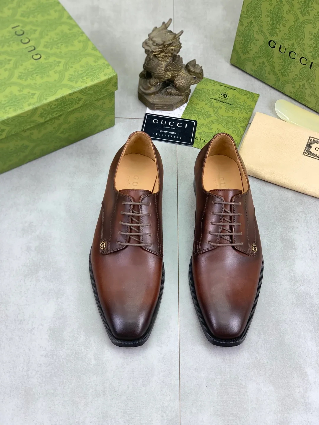 Men's men's shoes 💰P560 [New style] Water dyed cowhide 💰💎💎💎 [Gucci] GUCCI high-end men's formal business leather shoes, original order 1:1! Original imported high-end open-edge beaded calfskin, original metal buckle, imported first-layer cowhide lining for feet. Original outsole, men's shoe size: 39-44 (45 customized) 3️⃣ colors available